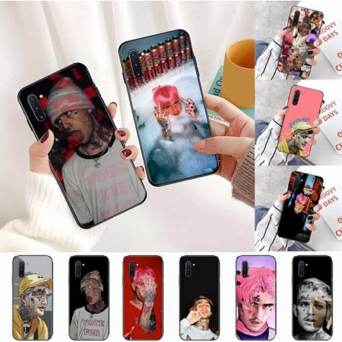 Lil Peep Lil Bo Peep Soft Rubber Phone Case For Samsung Galaxy S8 S9 S10 Plus S10E Note 3 4 5 6 7 8 9 10 Pro Lite cover