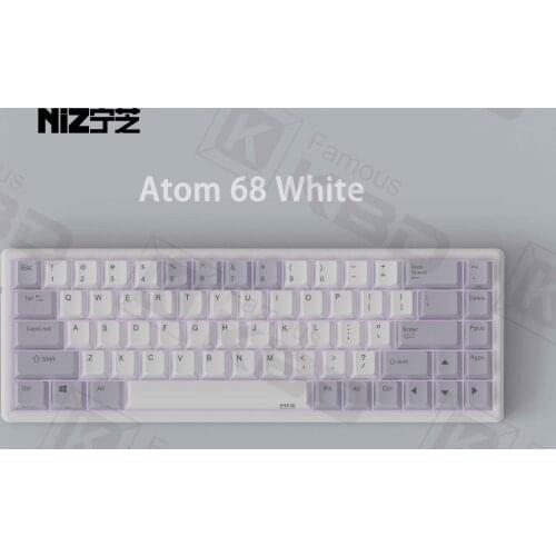 Niz keyboard atom68 capacitive Bluetooth dual mode full key programmable and RGB