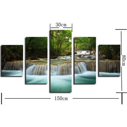 NEW combinations clear printing simulation oil painting sitting room decorate landscape paintings room decorate art 1168054H+M