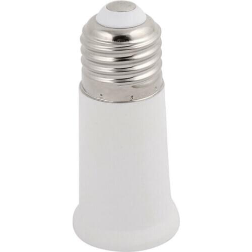 E27 to E27 Extender Adapter Converter Lamp Bulb Socket Holder 80mm Height