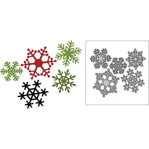 New Multiple Fancy Snowflakes Pattern 2020 Metal Cutting Dies for DIY Scrapbooking and Card Making Decor Embossing Mold No Stamp