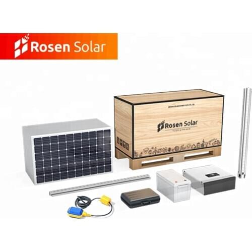 Solar DC 3KW water pump system submersible 6 inch impeller