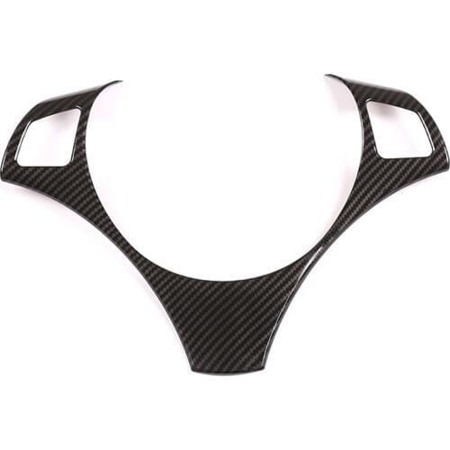 Car Steering Wheel Decoration Cover Trim Frame Sticker for Bmw E90 3 Series 2005-2012 Car Accessories