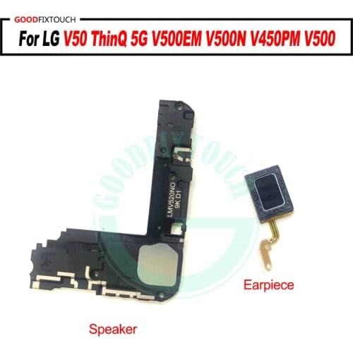 For LG LG V50 ThinQ 5G V500EM V500N V450PM V500 loudspeaker + ear Speaker earpiece Sound Ribbon replacement parts