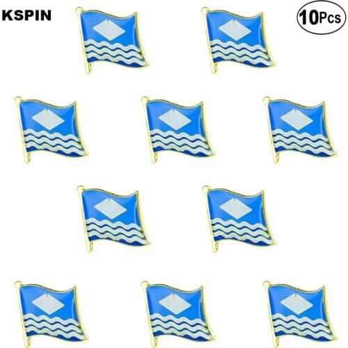 ISLE OF WIGHT Lapel Pin Flag badge Brooch Pins Badges 10Pcs a Lot
