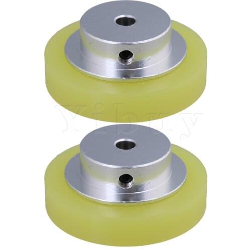 2PCS Aluminum Encoder Wheel Meter Wheel 50x6mm for Industrial Tools