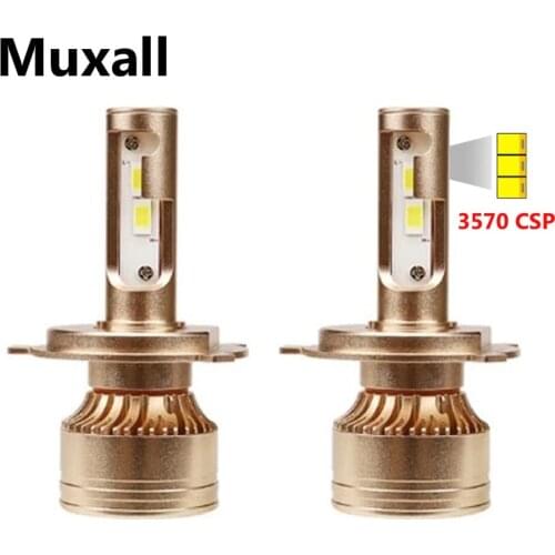2Pcs H7 H4 H11 Led Headlight H1 H8 H9 9005 9006 HB4 9012 Auto Headlamp CSP 6000K 8000K 30000LM 110W 24V 12V Canbus Fog Lamps