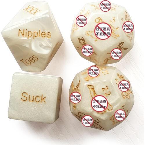 4Pcs/Set Adult Sex Games Rolling Dice Bdsm Bondage Craps Sex Toys for Couples Two Erotic and Sexual Toys Goods Products Sexshop