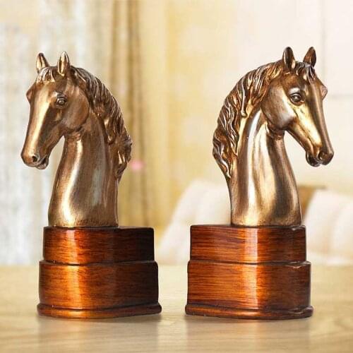 GOOD ORNAMENT ART # 2020 TOP COOL HOME SHOP COMPANY OFFICE DESK LIVING ROOM DECORATION SUCCESS HORSE BOOK HOLDER STATUE