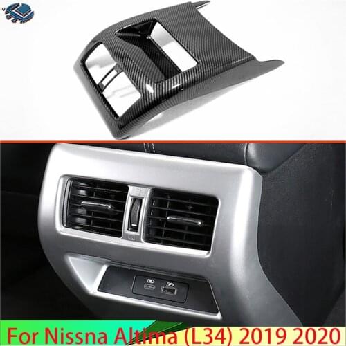 For Nissna Altima (L34) 2019 2020 ABS Armrest Box Rear Air Vent Frame Trim Cover
