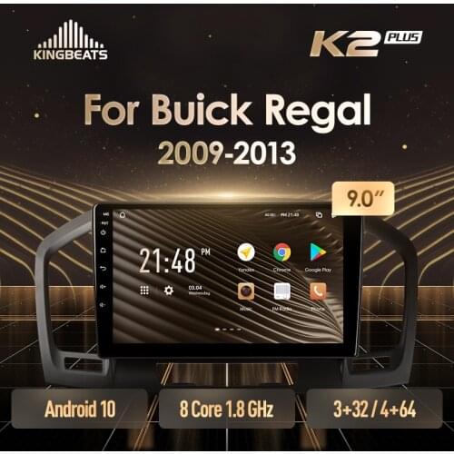 KingBeats Android 10 Octa-Core head unit HU 4G in Dash Car Radio Multimedia Video Player Navigation GPS For Buick Regal For Opel Insignia 1 2009 - 2013 no dvd 2 din Double Din Android Car Stereo 2din