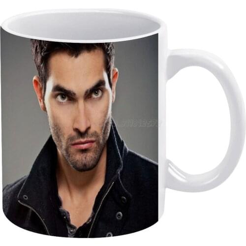 Tyler Hoechlin Teen Wolf White Mug Custom Printed Funny Tea Cup Gift Personalised Coffee Mug Tyler Hoechlin Teen Wolf New Hot Mm