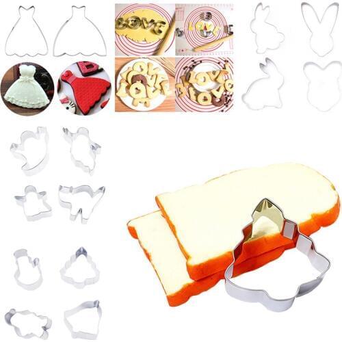 29 Style Metal Cookie Cutter Sugarcraft Fondant Cake Tools Biscuit Mould Plastic Cookie Cutters Cookie Flower Cookie Cutter