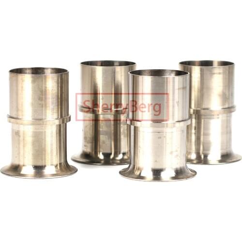 SherryBerg Set (4pcs) Carburetor Carb Velocity Stacks Air Horns Ram Pipes Trumpet for Fajs 40dcoe WEBER 40 DCOE DELLORTO SOLEX