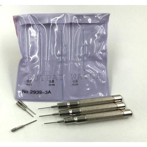 Watch Band Link Remover Pin Punch set of 3 PIN-EXTRACTORS (0.7/0.8/0.9mm)
