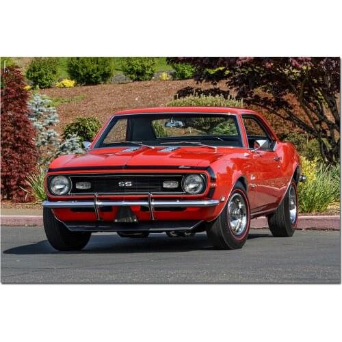 Chevrolet Copo Camaro Yenko SC 427 Wallpaper Sports Car Posters and Prints Canvas Wall Art Modern Painting for Home Decor