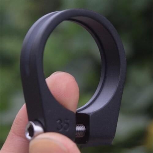 Aluminum Alloy Bicycle Seat Post Clamp 31.8/34.9mm Quick Release Road Bike MTB Mountain Bicycle Seat Tube Clip Saddle Seat Clamp