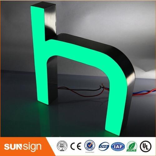 Custom a letter light outdoors store diy led open sign