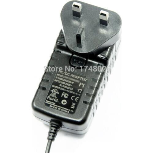 5PC transformer US EU AU UK Plug 24vdc adaptor 24 volt 0.1 amp switch Type 2.4w 24v 100ma AC/DC Power adapter 0.1a Power Supply