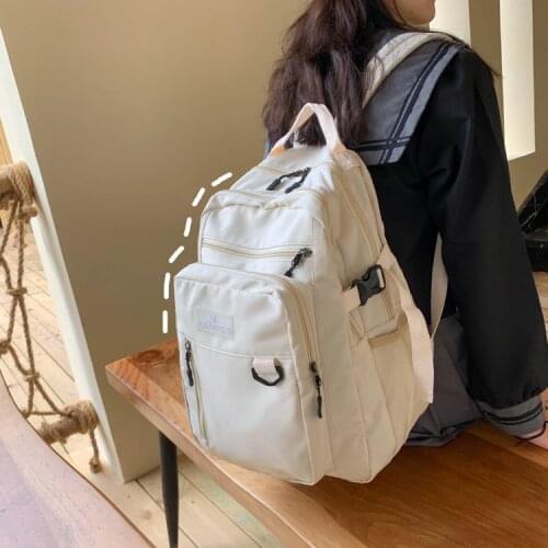 Black White Couples Backpack Trend Female Backpack Fashion Women Backpack Waterproof Large School Bag Student Shoulder Bags