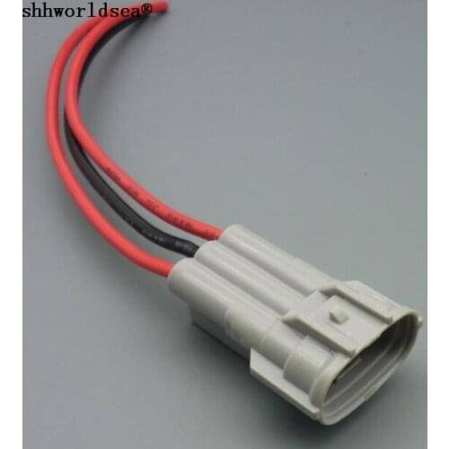 Worldgolden 3pin 2.2mm 6188-0282 Male Alternator Connector Electrical Headlight Socket For Toyota Lexus