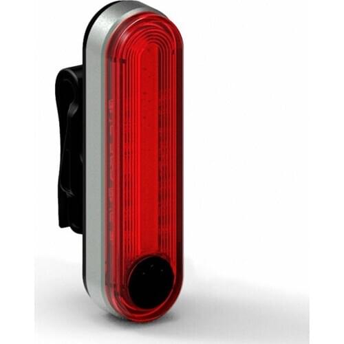Ultra Bright Bike Tail Light USB Rechargeable Waterproof Bicycle Rear Light Large Button Safety Light Easy to Install High Inte