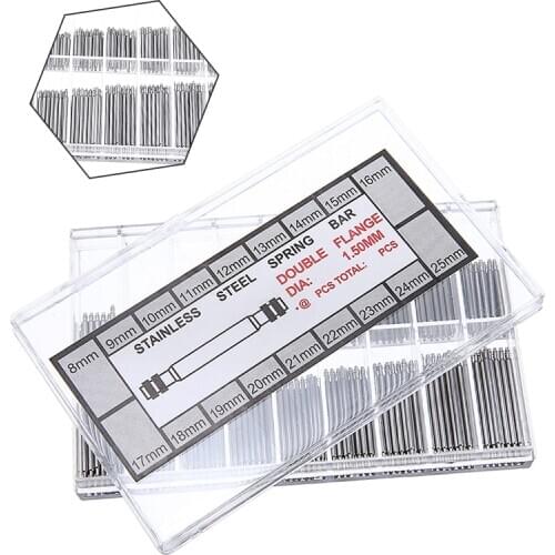 270pcs Stainless Steel Spring Bars Tool Watch Band Spring Bars Strap Quick Release Link Pins Repair Kit For Workmaker