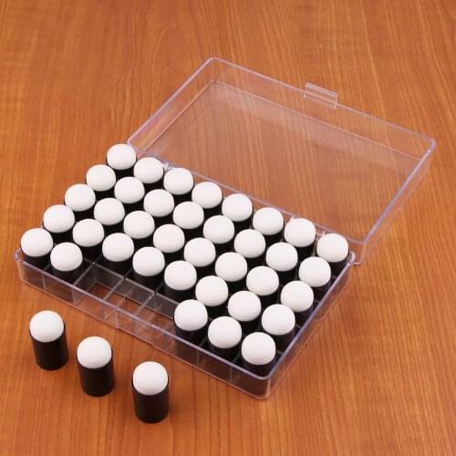 40pcs Boxed Finger Sponge Daubers For Painting /Drawing/ Ink Stamping /Art Tool ---Used For Card Making ,Scrapbooking DIY