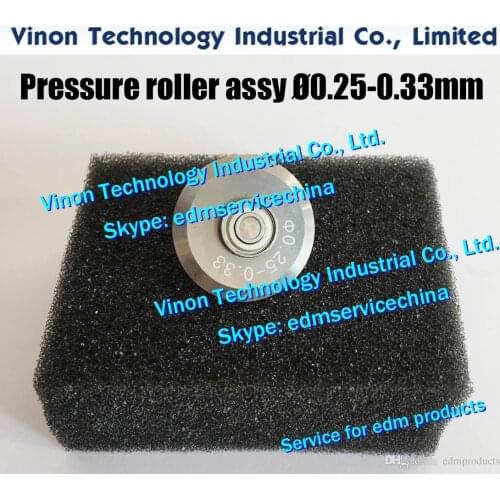 418.774 Pressure roller assy Ø0.25-Ø0.33mm, 590418774 Pressure wheel complete for brake 19.6x10T 418.774.6, 590.418.774 for Agie