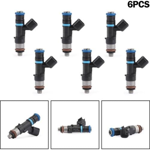 Artudatech CM5110 6PCS Fuel Injectors fits for Ford Explorer Ranger For Land Rover LR3 4.0L 0280158055 5L2E9F593C1A