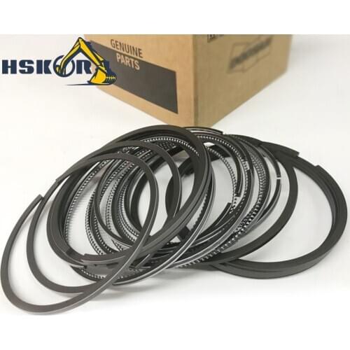 65.02503-8047 piston ring DL06 engine DX340 for doosan spare parts Full 1 set of 6 cylinder