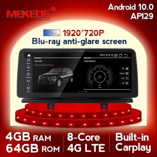 12.3"Blu-ray screen android 10.0 Car multimedia system for BMW X5 F15 2014-2017 Original NBT 4G 64G Wireless carplay