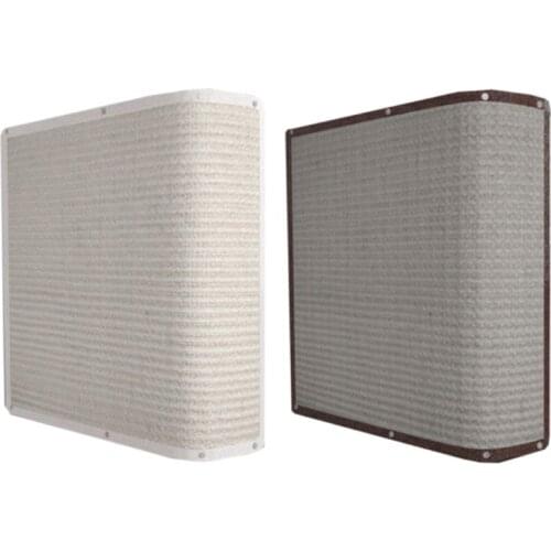 Sofa Side Protection Mat Couch Cat Scratch Pad with Compartments Sisal Scratch Carpet for Cats Practical Durable Household Pet