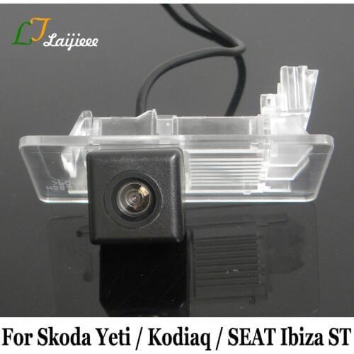 For Skoda Yeti 5L Kodiaq Reverse Parking Camera / RCA HD Car Rear View Backup Cameras For SEAT Ibiza IV ST 6J 6P ALHAMBRA 7N