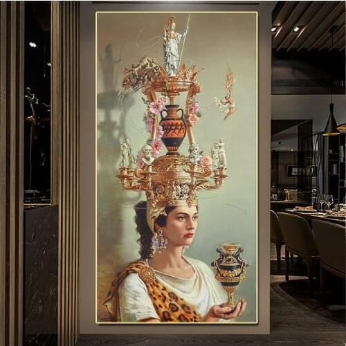 Europe Nobility Abstract Art Oil Painting Surrealism Figure Painting on Canvas Wall Picture Vintage Decoration Posters Prints