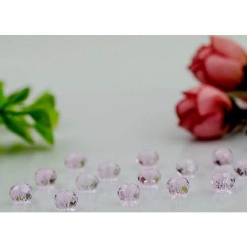 DIY handmade beaded material 70PCS faceted glass beads / crystal beads 8mm BZ08-508