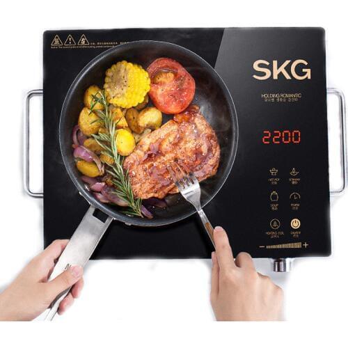Induction Cooker Electric Cooker Cooking Tea Stove Domestic Smart Induction Cooker Light Wave Oven Desktop Stir-Fried SKG1601