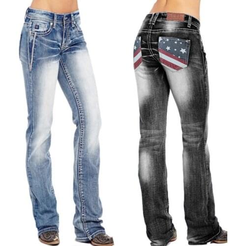 MOONBIFFY Women's Straight Jeans
