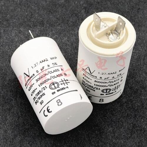 AV 8UF 1.27.4aa2 MKP 420v 470v arcotronics starting capacitor