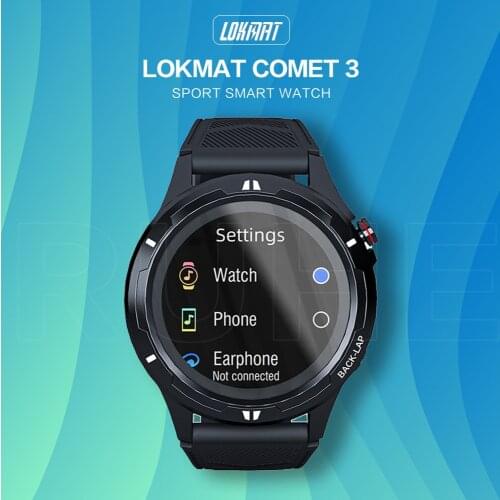 LOKMAT COMET 3 Smart Watch Bluetooth Call Local Music Playback Heart Rate Tracker Messages Reminder Smartwatches for Android IOS