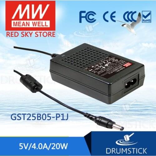 Steady MEAN WELL GST25B05-P1J 5V 4A meanwell GST25B 5V 20W AC-DC High Reliability Industrial Adaptor