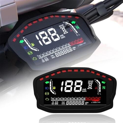 Universal RPM Motorcycle Meter GPS Speedometer Digital Odometer Electric Injection Carburetor Instrument Multi-function Trip