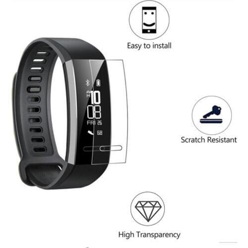 5pcs Soft TPU Clear Protective Film For Huawei Band 2 /Band2 Pro B29 B19 Eris Sport GPS Wristband Full Screen Protector Cover