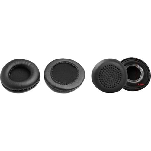 2 Pair LR Ear Pads Earpad Cover Pad Replacement Headphones, 6mm & 5.5cm