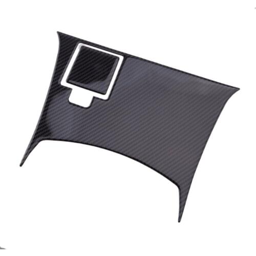 2Pcs Rear Center Console Panel Cover Trim Moulding Car Carbon Fiber Fit for Nissan 350Z 2003 2004 2005 2006 2007 2008 2009