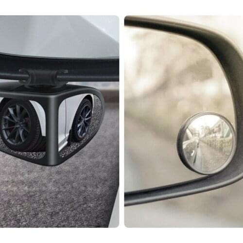 360 Degree Adjustable Wide Angle Side Rear Mirrors Universal Blind Spot Snap Way Rear View Mirror