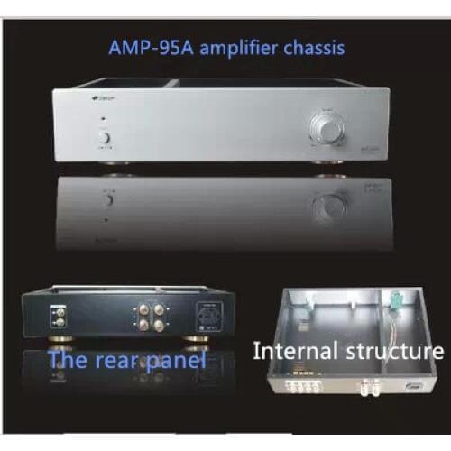430*95*340mm AMP95-A standard chassis/Aluminum iron combination amplifier chassis/Pre-amplifier chassis/AMP Enclosure box DIY