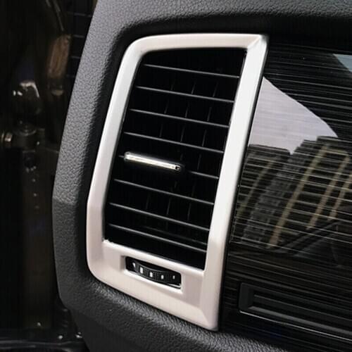 For Skoda Kodiaq 2017 2018 2019 accessories air outlet circle cover decoration stickers frame interior mouldings car styling