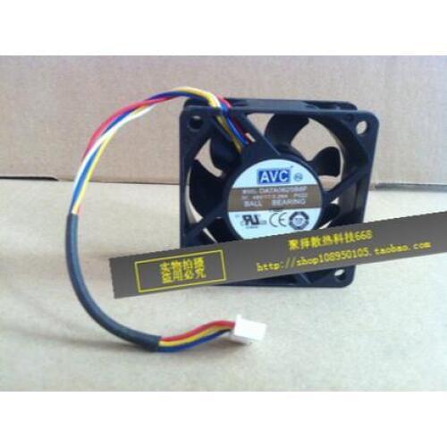 AVC DATA0625B8F 48V 6CM 0.26A 60*60*25MM 4 wire double ball cooling fan