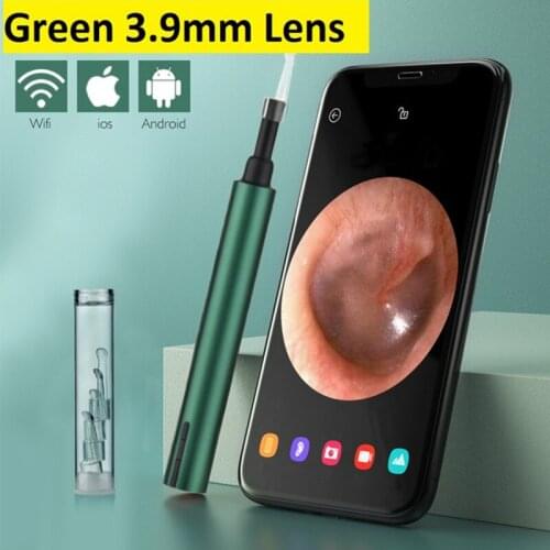 Wireless WiFi Ear Otoscope Oto Speculum Ultra-Thin Scope Camera Waterproof Earwax Removal Tool Health Care Android iOS
